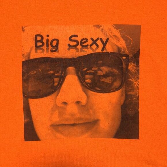 Vintage “Big Sexy” bright orange T-Shirt | Large - Picture 2 of 4